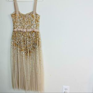 Amelia Rose Embellished Ombre Sequin Dress